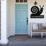 Custom Snail Metal Sign