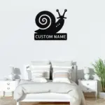 Custom Snail Metal Sign