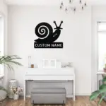 Custom Snail Metal Sign