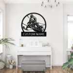 Custom Snowmobile Jump Metal Sign