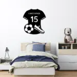 Custom Soccer Jersey Metal Sign