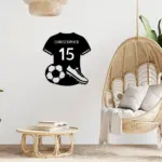 Custom Soccer Jersey Metal Sign
