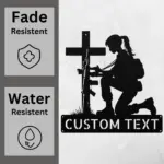 Custom Soldier Memorial Metal Sign
