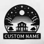 Custom Southern Sky Metal Sign