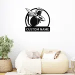 Custom Spartan Metal Sign
