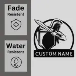 Custom Spartan Metal Sign