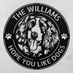 Custom Springer Spaniel Dog Metal Sign