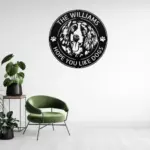 Custom Springer Spaniel Dog Metal Sign