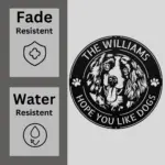 Custom Springer Spaniel Dog Metal Sign