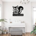 Custom Squirrel Metal Sign