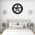 Custom Star Us Flag Metal Sign