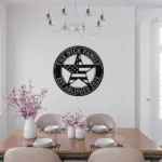 Custom Star Us Flag Metal Sign