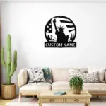 Custom Statue Of Liberty Metal Sign