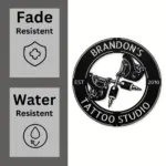 Custom Tattoo Machine Metal Sign