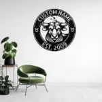 Custom Taurus Zodiac Metal Sign