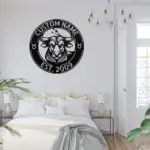 Custom Taurus Zodiac Metal Sign