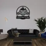 Custom Tiger Claws Metal Sign