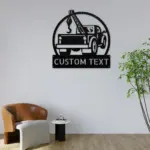 Custom Tow Truck Metal Sign