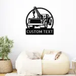 Custom Tow Truck Metal Sign
