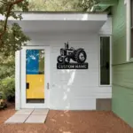 Custom Tractor Metal Sign