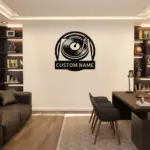 Custom Turntable Record Metal Sign