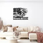 Custom Us Football Metal Sign