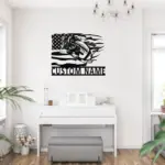 Custom Us Football Metal Sign