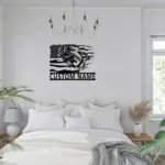 Custom Us Football Metal Sign