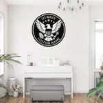 Custom Us Navy Bald Eagle Metal Sign