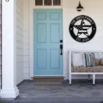 Custom Us Star Last Name Metal Sign