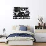 Custom Us Tow Truck Metal Sign