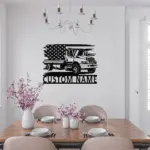 Custom Us Tow Truck Metal Sign