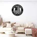 Custom Usa Police Badge Metal Sign