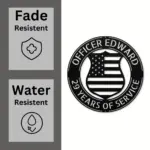 Custom Usa Police Badge Metal Sign