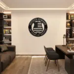 Custom Usa Police Badge Metal Sign