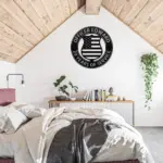 Custom Usa Police Badge Metal Sign