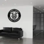 Custom Viking Hat Metal Sign