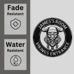 Custom Viking Hat Metal Sign