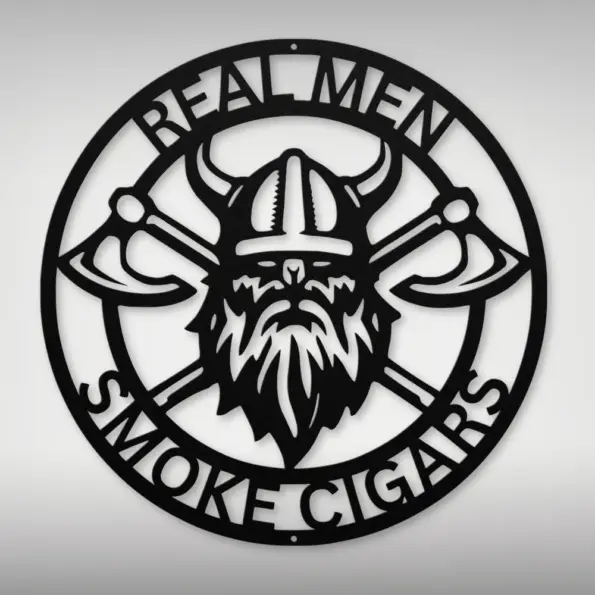 Custom Viking Metal Sign