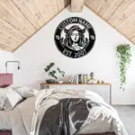 Custom Virgo Zodiac Metal Sign