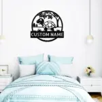 Custom Walking Tortoise Metal Sign