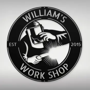 Custom Welder Metal Sign