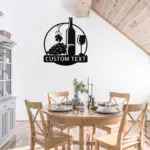 Custom Wine Bar Metal Sign