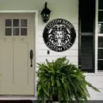 Custom Woman With Snakes Metal Sign