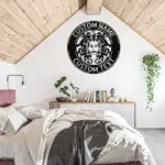 Custom Woman With Snakes Metal Sign