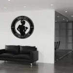 Custom Women Fitness Club Metal Sign
