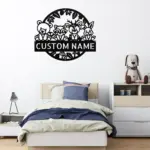 Custom Woodland Animals Metal Sign