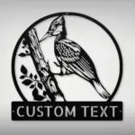 Custom Woodpecker Metal Sign