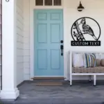 Custom Woodpecker Metal Sign