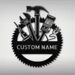 Custom Workshop Tools Metal Sign